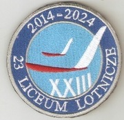 Naszywka 23 LIceum  Lotnicze.
