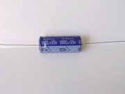 Kondensator elektrolityczny osiowy NICHICON 1000uF, 35V