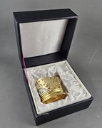 Srebro podstakannik koszyk do szklanki zlocony i niello Rosja 