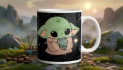 Baby Yoda Grogu prezent dla geeka kubek ceramiczny