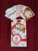 Topps box fan set Polski komplet 40 kart + karta numerowana + parallel