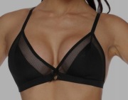 Biustonosz Mat rozm. 65D nowy czarny