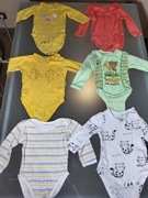 Body Tylko Firmowe 6-pak Różne Marki Rozmiar 62/68