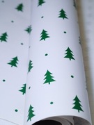 Papier do pakowania "Choinki", 76,2 cm x 1 m