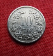363. LUKSEMBURG 10 CENTIMES 1901. KM 25