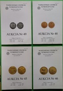 WARSZAWSKIE CENTRUM NUMIZMATYCZNE AUKCJA45,46,48,49-KATALOG