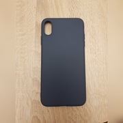 iPhone XS MAX case etui obudowa niebieski!