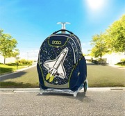 Nowy plecak tornister szkolny na kółkach walizka podróżna piórnik z rakietą