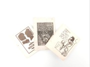 3 mini książeczki książki kieszonkowe zbójnicki mrówki kobiety miłość życie