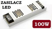 Zasliacz LED 230V na 12V 8A 100W zasilanie przetwornica