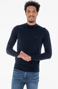 TOMMY HILFIGER Fine Gauge Merino Wool Mock Neck Regular Fit sweter męski M