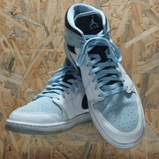 Air Jordan 1 mid White/Ice Blue/Black DV1308-104 buty, sneakersy r.46