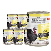 Wiejska zagroda karma mokra dla kota Monobiałkowa Indyk 400g - likwidacja