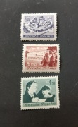 Fi 693-695* czyste, z podlepką. Rok emisji 1953