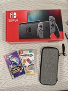 Nintendo Switch HAC-001(-01) + Pokemon Violet oraz Snipperclips