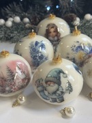 Świeca naturalna – Bombka świąteczna