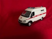 GAZ-32214 "GAZel" ambulans skala 1:43