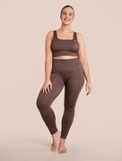 brązowe legginsy na silownie oceans apart