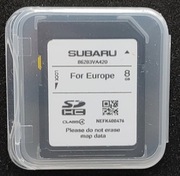 Aktualizacja map stacji multimedialnych Subaru Starlink