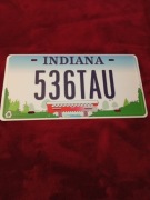 Replika kopia tablica rejestracyjna USA Indiana 30x15 cm
