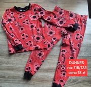 Piżama dwuczęściowa bawełniana piłka nożna długi rękaw komplet 116 122