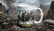 Call of Duty WWII gra prezent dla gracza geeka kubek ceramiczny 