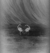 Print obrazu "Granica jest tęsknotą" z sygnaturą i certyfikatem 