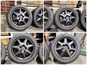 Kpl. koła, alufelgi 5x112 opony 185/55R15 rok 2025 W203 W168 OE Mercedes