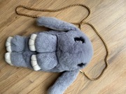 Torebka torba plecak królik króliczek futerko 