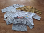 Zestaw chłopięcych bluzek z długim rękawem 68