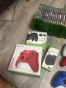 Xbox seriesX + 4 Pady + Gry + okablowanie + Wentylator + Ładowarka  