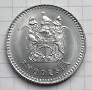 #2671 Rodezja 20 centów 1975 piękna 