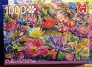 Puzzle 1000 Jumbo Colourful Lillies