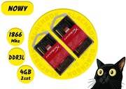 [NOWY] Kingston HyperX 8 GB (2x4GB) DDR3L SODIMM 1866MHz 1.35V CL9 [Czarny]