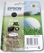 EPSON 34XL / C13T34714010 / BLACK / CZARNY / ORYGINAŁ