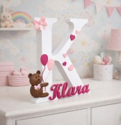 Literka dekoracyjna każde imię 20cm dziewczynka chłopiec 