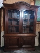 Witryna , Biblioteka z szybkami - Dąb - kompletna