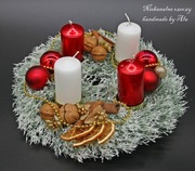 Stroik adwentowy wieniec adwent Boże Narodzenie