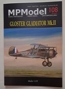 Model kartonowy Gloster Gladiator Mk.II
