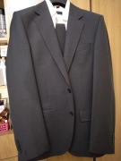 Garnitur Recman 188/96 wełna 60% grafitowy dla młodych panów 