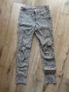 Only spodnie w panterkę s denim skinny rurki cętki