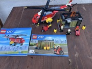 Lego city 60108 helikopter strażacki klocki