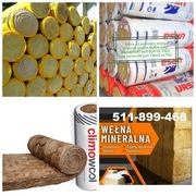 Wełna mineralna 20cm 15cm 10cm 5cm wyprzedaż Ursa climwool isover rockwool 