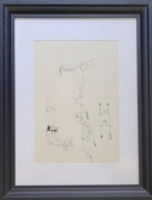 Zdzisław Beksiński "Bez tytułu", tusz, pióro, papier, 29 x 20 cm