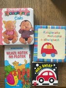 4 Książeczki dla malucha: rymowanki, kontrastowa 