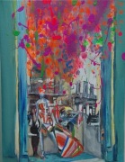 Witryna sklepu, akryl olej na płótnie 30/40cm IF 2026