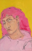 Obraz olejny"Autoportret"AutorstwaDanielleRitchie 