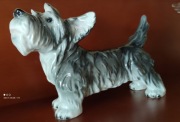 Goebel unikat figurka porcelanowa psa unikat scottish terrier- szkocki  