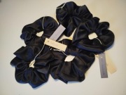 Gumka scrunchies M satyna czarna