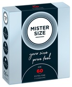 Prezerwatywy Mister Size 60mm (3 szt)
